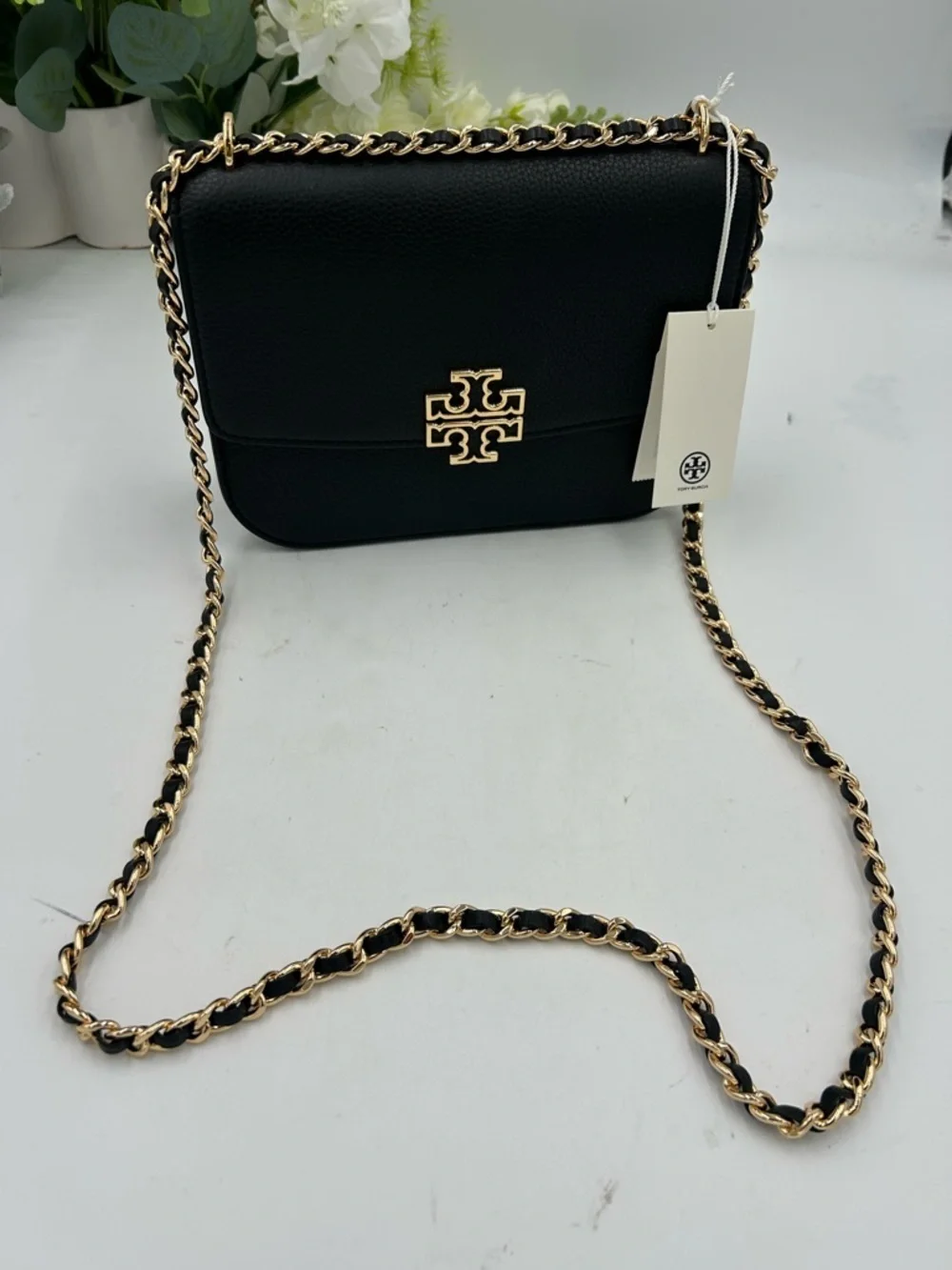 Women's TORY BURCH black  Eleanor Bag NWT